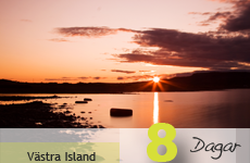 västra Island semester